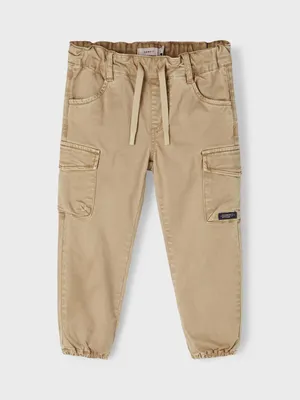 Produktbild von NAME IT Jungen Cargo Jeans Hose Twill Jogger Pants mit Gummizug NMMBEN Größe: