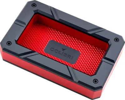 Produktbild von Colibri Zigarrenascher Aluminium Rally schwarz/rot