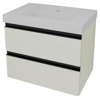 Productafbeelding van Kolpa HARMONY badkamerkast met wastafel (opbouwmodel), model OUHW 70 LG