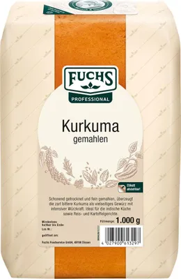 Image de Fuchs Professional Epices curcuma moulu Qualité et plaisir 1000g