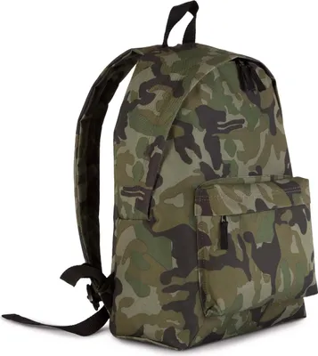 Produktbild von Kimood Classic Rucksack Gepäckträgertasche Backpack Schulrucksack, Größe:U, Farbe:White/Dark Grey