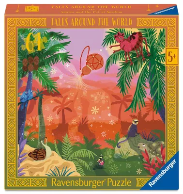 Produktbild von Kinderpuzzle 64 Teile - Afrikanisches Märchen