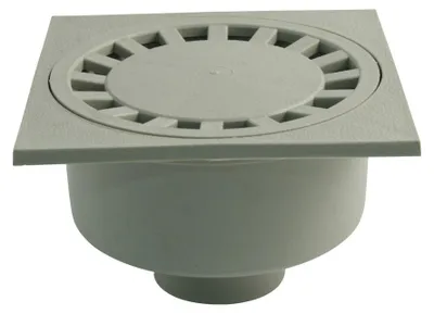 Zdjęcie produktu dla Wpust domowy Marley DN110 wpust podwórzowy 198x198mm do 1,5 tony przyłącze pionowe + syfon