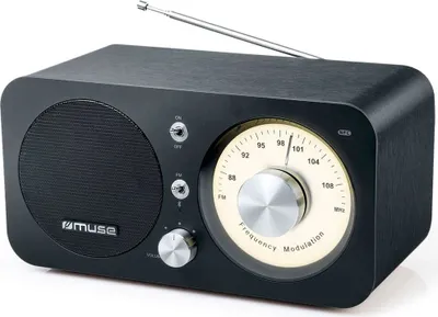 Produktbild von Muse M-095 BT, Tragbar, FM, 88 - 108 MHz, 5 W, Schwarz, Drehregler