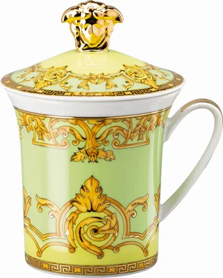 Obrázek produktu pro Rosenthal Versace hrnek s víčkem 30 Years Collection Green Floralia