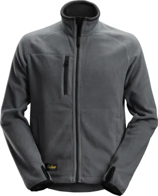 Produktbild von Snickers Workwear AllroundWork Polartec Fleece Arbeitsjacke Stahlgrau/Schwarz-3XL