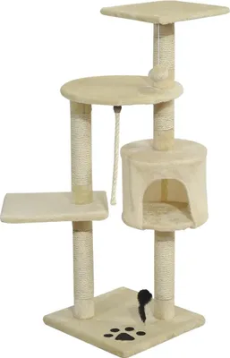 Obrázek produktu pro Škrabadlo - Škrabadlo - 4 úrovně - Výška 116 cm - Nylon - Pro kočky