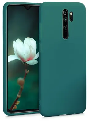 Produktbild von kwmobile Handyhülle für Xiaomi Redmi Note 8 Pro Hülle - TPU Case - Kabelloses Laden - Schutzhülle Cover in Petrol matt