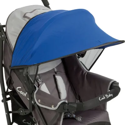 Produktbild von fillikid Sonnenschutz Optima Rot 50+ UV Universal Sonnenschutz Kinderwagen BLAU