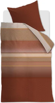 Produktbild von Beddinghouse Bettwäsche-Garnitur Romeo Farbe Terra Größe 155x220+80x80