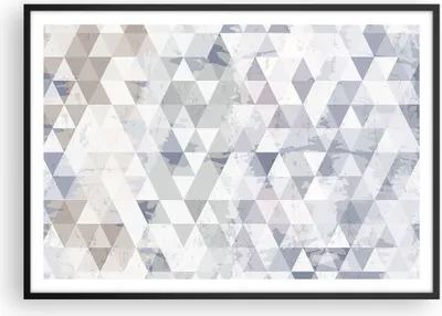 Produktbild von Gerahmtes Poster - Schwarzer Rahmen - Abstraktion modern - 100x70 cm - Wand Bild - Wanddeko - Wandbilder - Kunstposter - Wandposter - Bilderrahmen - Bilder - Kunstdruck - Wandbild - P2BAA100x70-4075