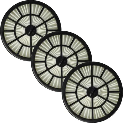 Produktbild von vhbw 3 Staubsaugerfilter kompatibel mit Ariete Eco Power 2775, 2797 Staubsauger - HEPA-Filter Schwarz Weiß