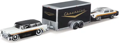 Zdjęcie produktu dla Maisto - Design Team Haulers, 1955 Chevrolet Nomad + 1971 Chevrolet Vega, 1:64