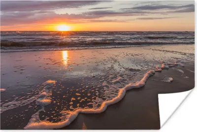 Produktbild von MuchoWow® Poster Meer - Niederlande - Farben 120x80 cm - Bilder