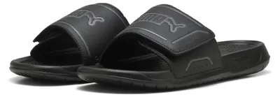 Produktbild von Puma Royalcat Comfort 2-Slide-Sandale, Uni, Schwarz/Kühles Dunkelgrau, 9 UK