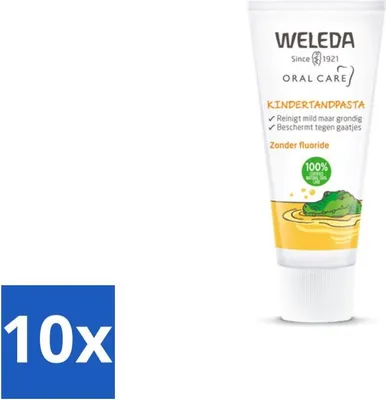 Image de WELEDA - Dentifrice enfants - 50 ml - Pack avantage - 10 pièces