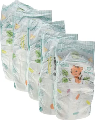 Produktbild von Pampers Baby-Dry 81715595, Junge/Mädchen, Windel mit Klebeband, 13 kg, 18 kg, Weiß, Velcro