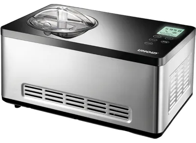 Obrázek produktu pro UNOLD EISMASCHINE Gusto 48845 - Kompressor Eismaschine - 2 l - 1 Becken - Schwarz - Edelstahl - 60 min - LCD