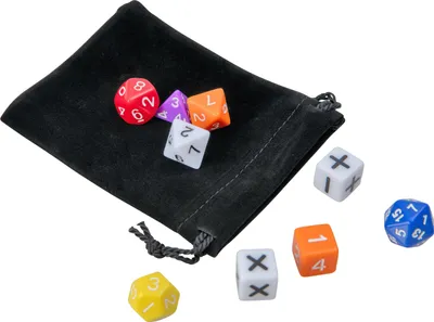Produktbild von Betzold Rechenwürfel Lernspielzeug 9 Würfel für Einmaleins und Grundrechenarten