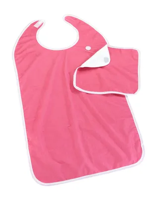Produktbild von Speiseschürze mit Serviette Rosa