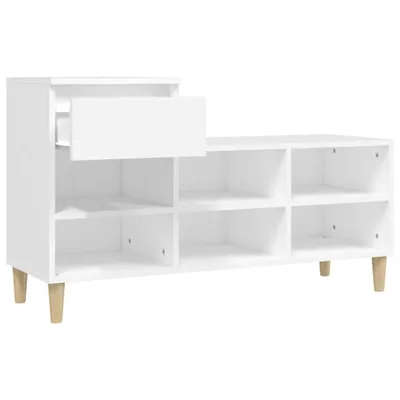 Produktbild von vidaXL Schuhregal Weiß 102x36x60 cm Holzwerkstoff