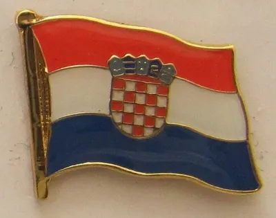 Produktbild von Pin Anstecker Flagge Fahne Kroatien Nationalflagge