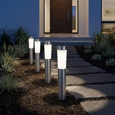 Produktbild von 2er Set LED Solarleuchten für den Außenbereich