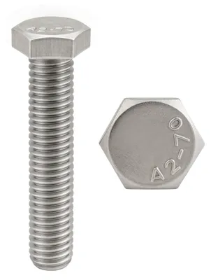 Zdjęcie produktu dla Śruby ze stali nierdzewnej, M8 x 150 mm, z łbem sześciokątnym