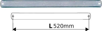 Immagine prodotto di Lama angolare TOPEX 550 mm