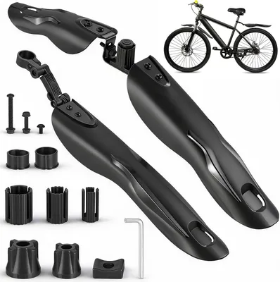 Produktbild von Fahrradschutzblech 24 / 26 / 27.5 Zoll, vorne und hinten, PVC, für Mountainbike