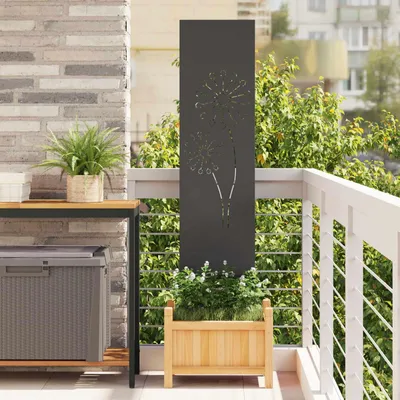 Obrázek produktu pro Maison Exclusive – zahradní zástěna, černá, 32 x 140 cm