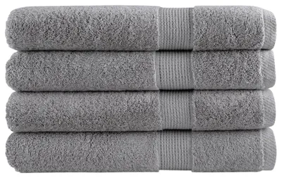 Immagine prodotto di Asciugamani vidaXL Premium SOLUND, 4 pezzi, grigio, 100x200 cm, 600 g/m²