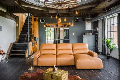 Produktbild von KAWOLA Big Sofa DORI Leder cognac Longchair rechts