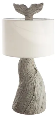 Produktbild von Gilde Tischleuchte, Wal, "Whale", Kunstharz, grau, VE 1, H. 64.5 cm, D. 29.5 cm 59249 4063387592496