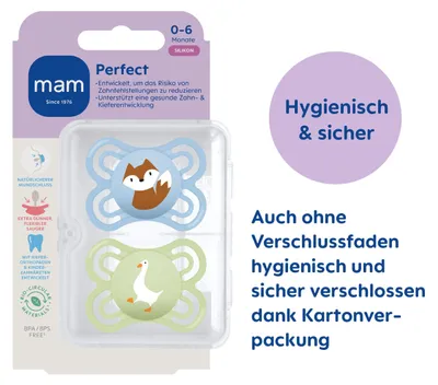 Produktbild von Perfect Silikon 0-6 "Fuchs/Gans" 2 Stck