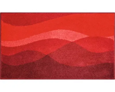 Produktbild von Badezimmerteppich Grund HILLS, 60 x 100 cm, rot