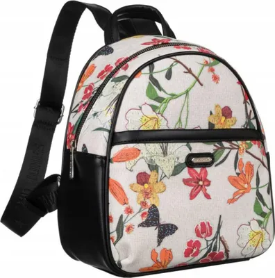 Produktbild von Rucksack der urbanen Frauen mit einem Blumenmuster - David Jones