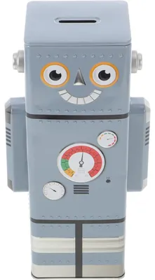 Produktbild von Sparschwein in Roboterform, Kinderzimmerdekoration, Geburtstagsgeschenk