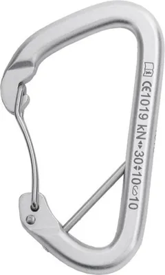 Stahlkarabiner M. Schraubbarer Fixierung von singing rock; geeignet für Klettern; mit einer Bruchlast von 1019 kN.