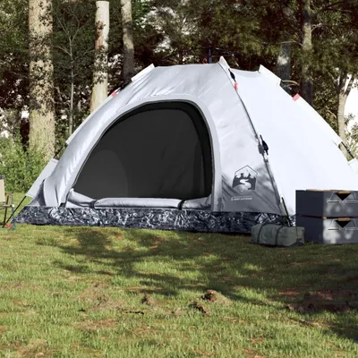 Produktbild von Möbel Campingzelt 5 Personen Weiß Verdunkelungsstoff Quick Release - Campingzelte &40476