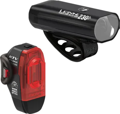 Immagine prodotto di Set di illuminazione Lezyne Hecto 230+ / KTV StVZO