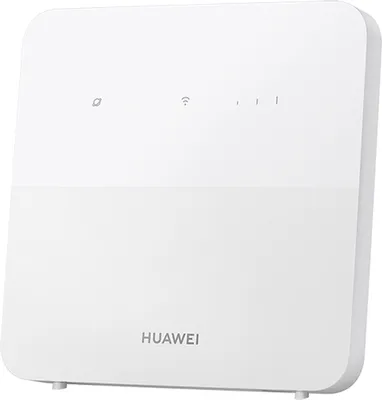 A white Huawei router is shown against a white background.