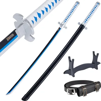 Produktbild von Bambus Anime Katana Cosplay Schwert, Katana Inspiriert Demon Slayer Schwert 105cm / 41 Zoll Hashira Pillars & Protagonist Katana | JT10014