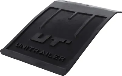Produktbild von UNITRAILER Gummikotflügel gebogen 217x280 mm aus robustem Gummi für Pkw-Anhänger als Kotflügelabdeckung und Spritzschutz