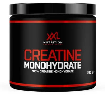 Produktbild von Kreatin Monohydrat Pulver | XXL Nutrition Creatin Monohydrat Geschmacksneutral 250 g | Creatine für Kraft, Leistung & Muskelaufbau