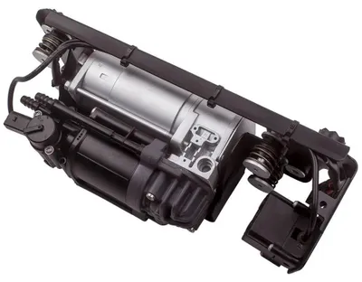 Produktbild von Luftfederung Kompressor - Luftfahrwerkspumpe mit Halterung - Für 740i 750i 750Li 760Li - Ersatz für 37206789450