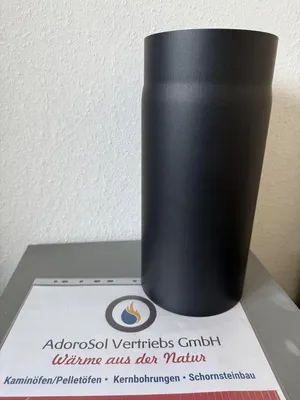 Obrázek produktu pro Krbový komín - DN 150 mm - délka 330 mm - černý