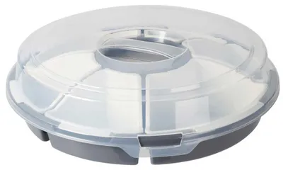 Productafbeelding van Sada voor snacks, Excellent Houseware, polypropyleen, 33x9 cm, grijs/wit