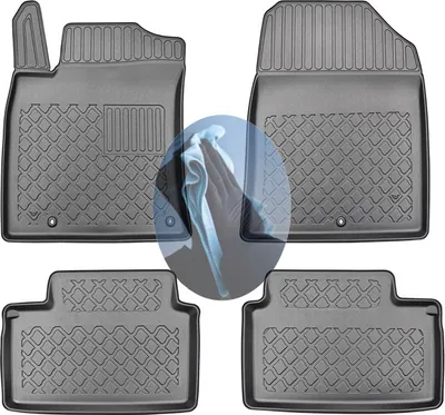 Produktbild von Z520260 TPE-Gummifußmatten kompatibel mit  Hyundai i30 N 3 PD Schrägheck Hatchback 5-türer 2017-