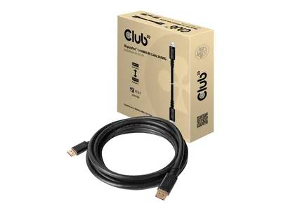 Produktbild von Club3D DisplayPort-Kabel 1.4 HBR3 32.4Gb/s 4m 8K60Hz St/St retail